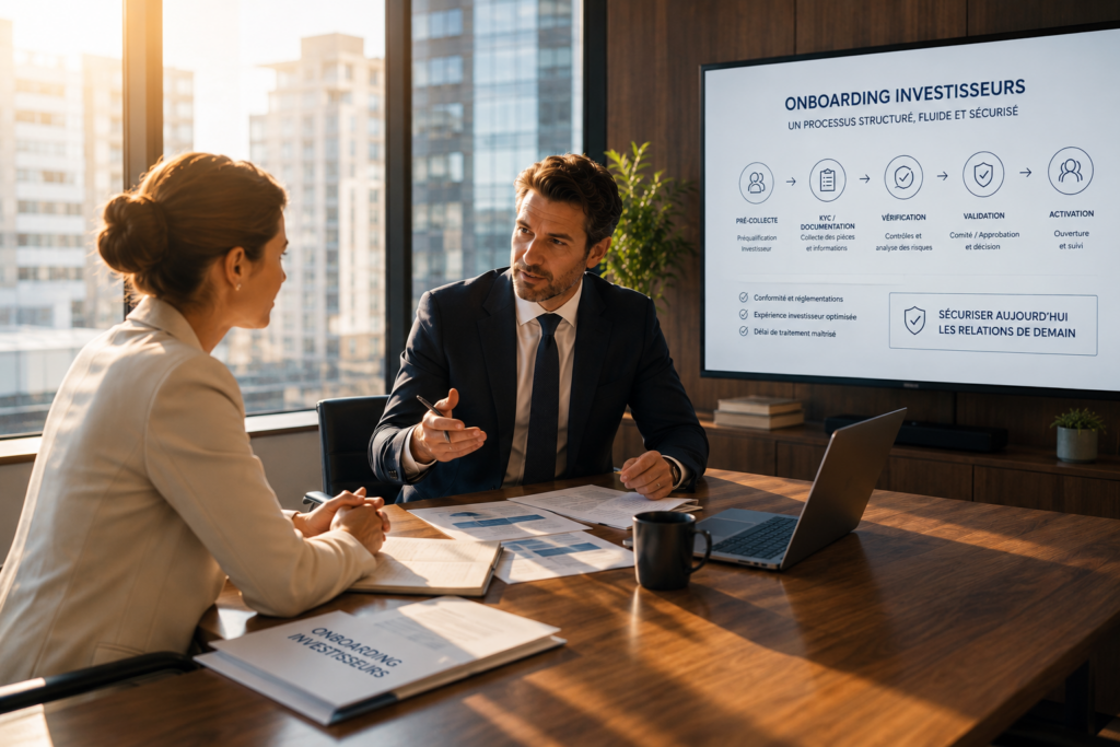 onboarding investisseurs private equity